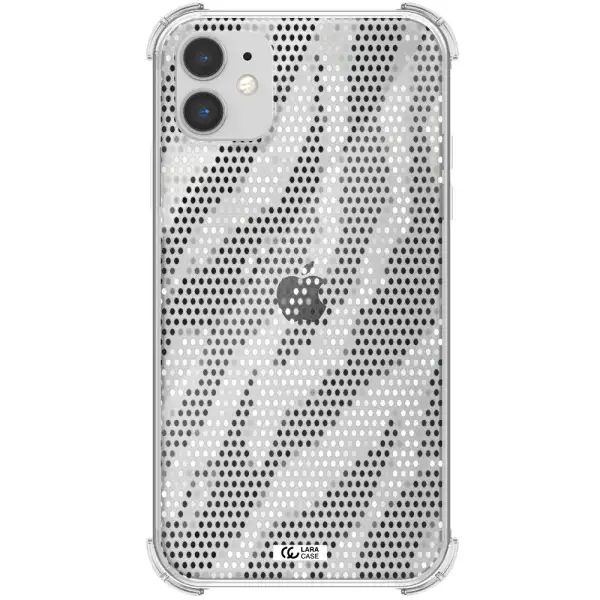 Zebra Dots Apple iPhone 11 Clear PC Case