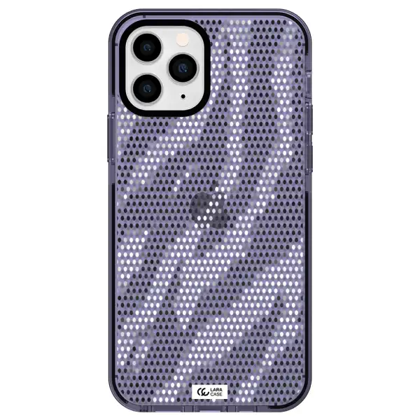 Zebra Dots Apple iPhone 11 pro impact Lilac Case