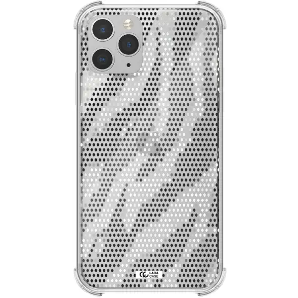 Zebra Dots Apple iPhone 11 pro max Clear PC Case