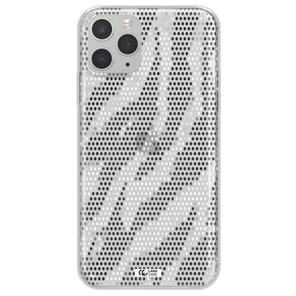 Zebra Dots Apple iPhone 11 pro max Clear TPU Case