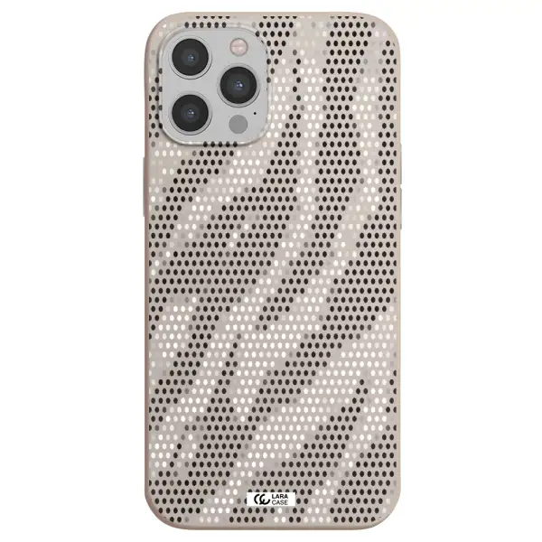 Zebra Dots Apple iPhone 12 pro max Silicone Stone Case