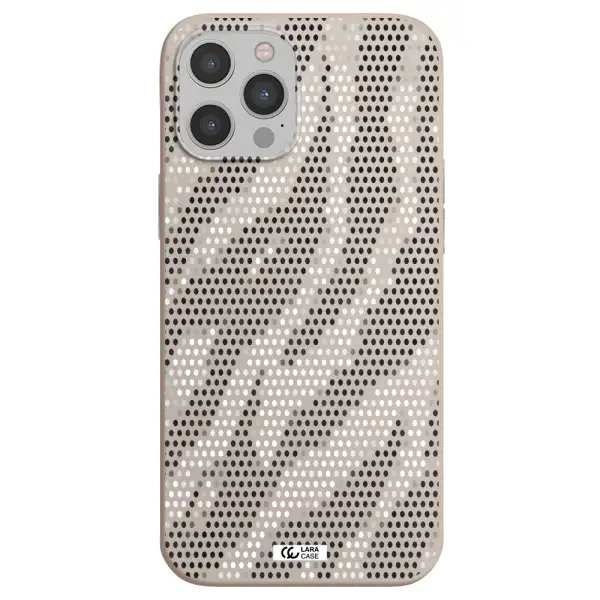 Zebra Dots Apple iPhone 12 pro Silicone Stone Case