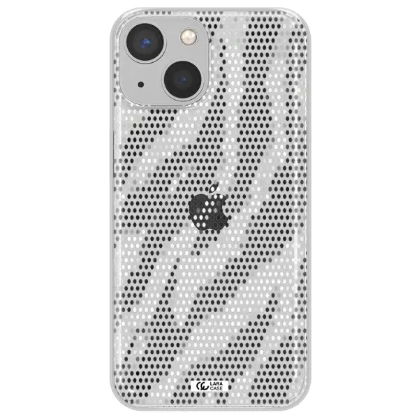 Zebra Dots Apple iPhone 13 Clear TPU Case