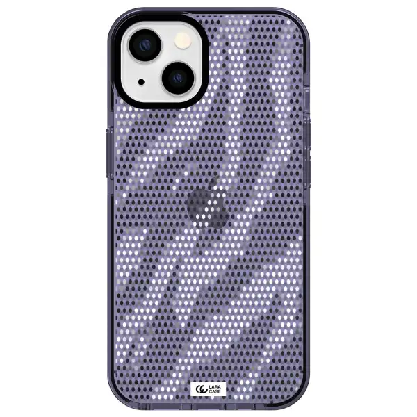 Zebra Dots Apple iPhone 13 impact Lilac Case