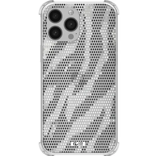 Zebra Dots Apple iPhone 13 Pro Clear PC Case