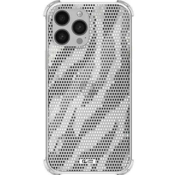 Zebra Dots Apple iPhone 13 Pro Max Clear PC Case