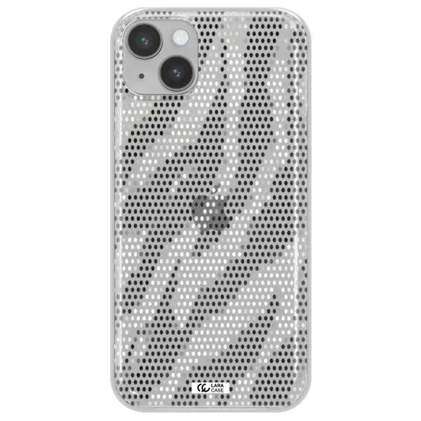 Zebra Dots Apple iPhone 14 Clear TPU Case