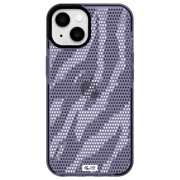 Zebra Dots Apple iPhone 14 impact Lilac Case