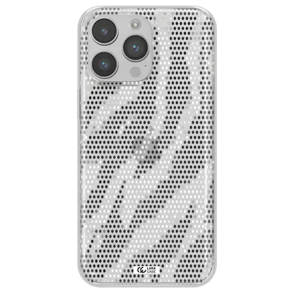 Zebra Dots Apple iPhone 14 pro max Clear TPU Case