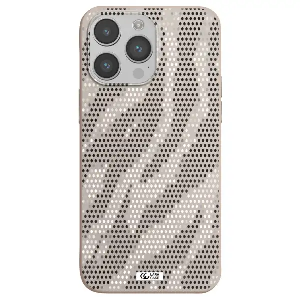 Zebra Dots Apple iPhone 14 pro max Silicone Stone Case