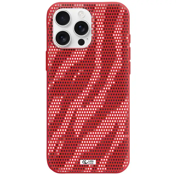 Zebra Dots Apple Iphone 16 Pro Max Silicone Stone Case