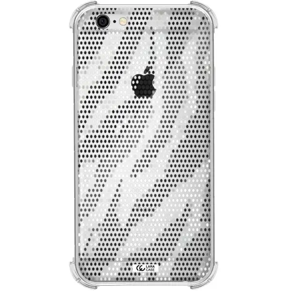 Zebra Dots Apple iPhone 6 Clear PC Case