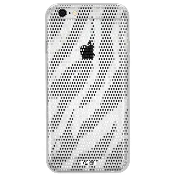 Zebra Dots Apple iPhone 6 Clear TPU Case