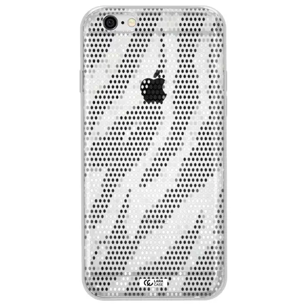 Zebra Dots Apple iPhone 6 plus Clear TPU Case