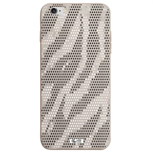 Zebra Dots Apple iPhone 6 plus Silicone Stone Case