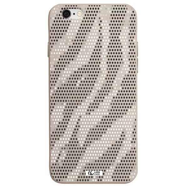 Zebra Dots Apple iPhone 6 Silicone Stone Case