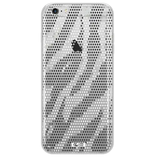 Zebra Dots Apple iPhone 6S Clear TPU Case