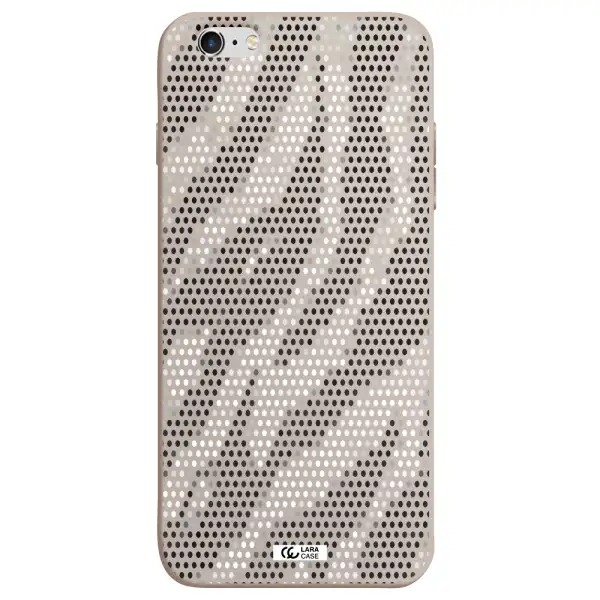 Zebra Dots Apple iPhone 6S Silicone Stone Case