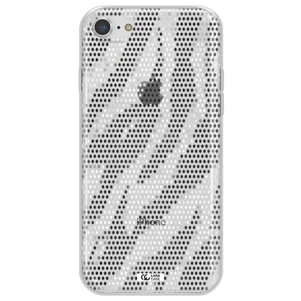Zebra Dots Apple iPhone 7 Clear TPU Case
