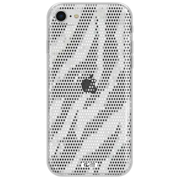 Zebra Dots Apple Iphone Se 2020 Clear Tpu Case