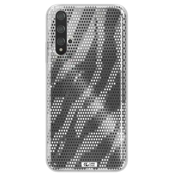 Zebra Dots Huawei Nova 5t Clear TPU Case