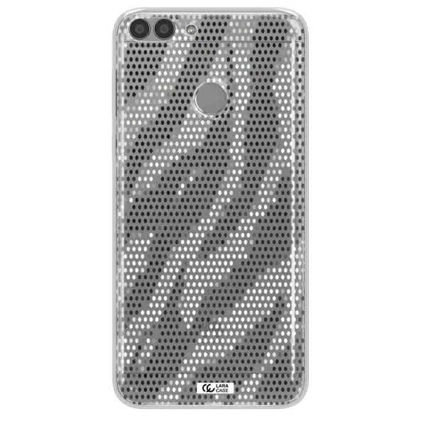 Zebra Dots Huawei P Smart 2017 Clear TPU Case