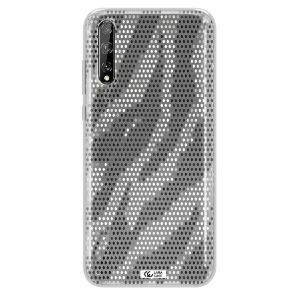 Zebra Dots Huawei P Smart S Clear TPU Case