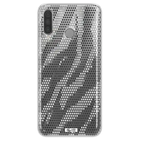 Zebra Dots Huawei P30 Lite Clear TPU Case