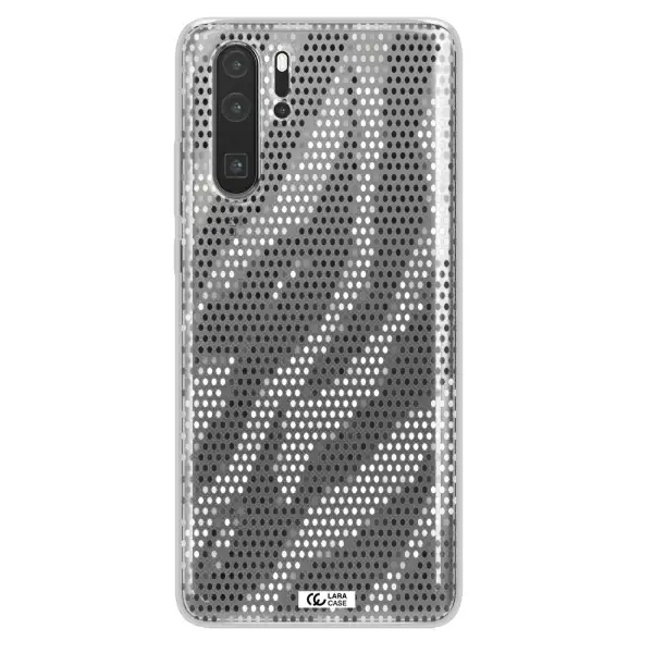 Zebra Dots Huawei P30 Pro Clear TPU Case
