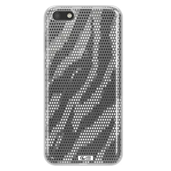 Zebra Dots Huawei Y5 2018 Clear TPU Case