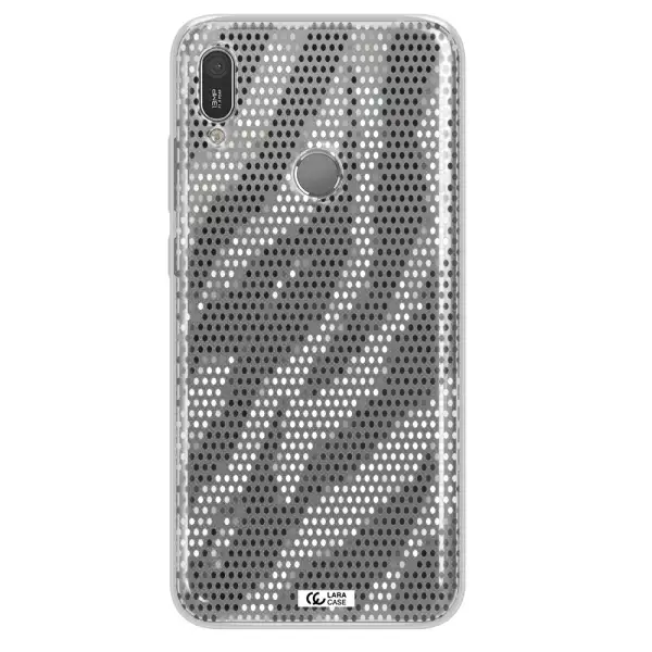 Zebra Dots Huawei Y6 2019 Clear TPU Case
