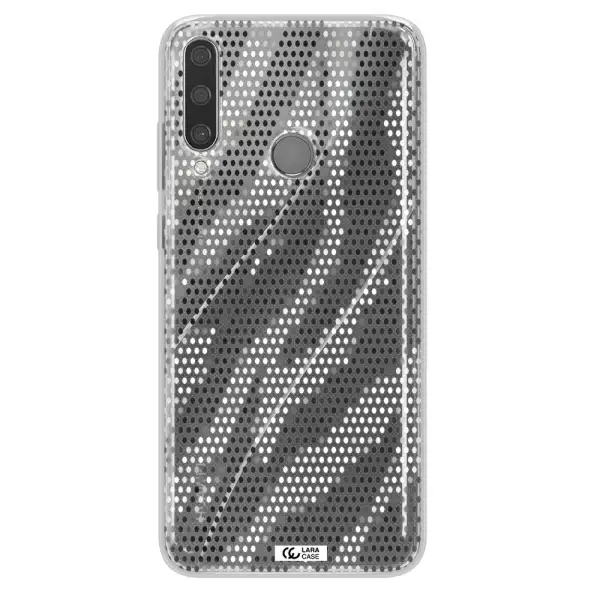 Zebra Dots Huawei Y6P Clear TPU Case