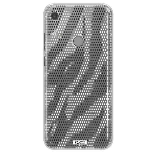 Zebra Dots Huawei Y6S Clear TPU Case