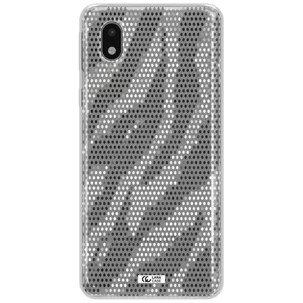 Zebra Dots Samsung A01 Core Clear Tpu Case