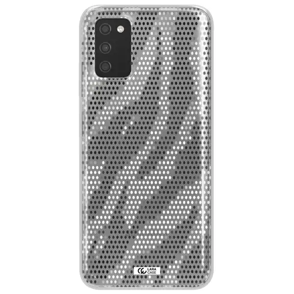 Zebra Dots Samsung A03S Clear TPU Case