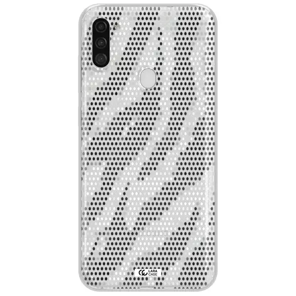 Zebra Dots Samsung A11 Clear TPU Case