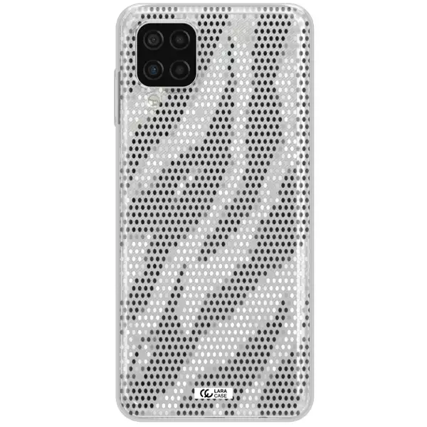Zebra Dots Samsung A12 4g Clear TPU Case
