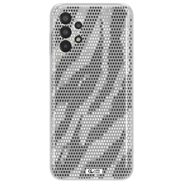 Zebra Dots Samsung A13 Clear TPU Case