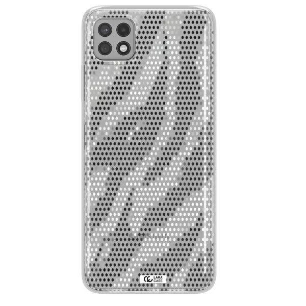 Zebra Dots Samsung A22 5g Clear TPU Case