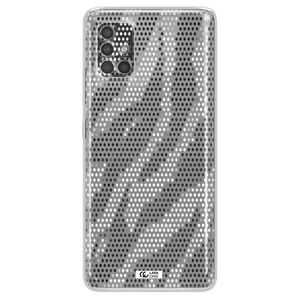 Zebra Dots Samsung A40S Clear Tpu Case