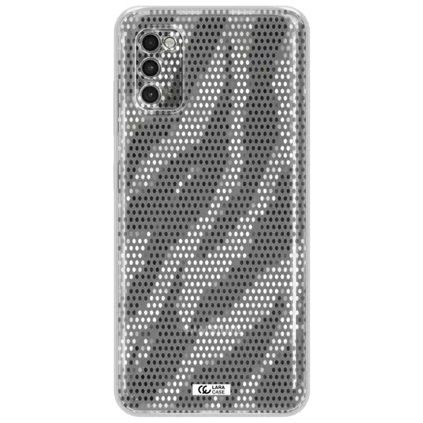 Zebra Dots Samsung A41 Clear Tpu Case