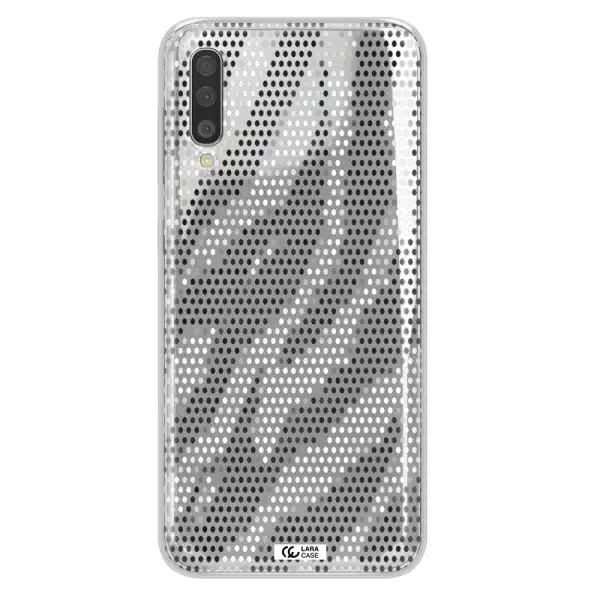 Zebra Dots Samsung A50S Clear Tpu Case