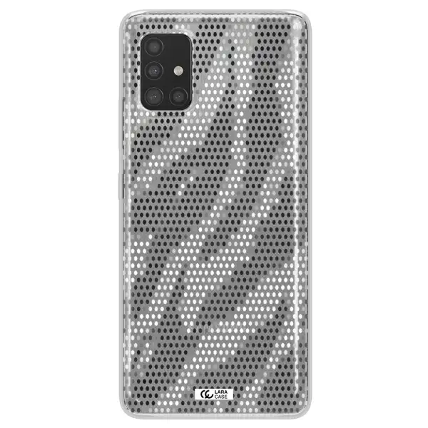 Zebra Dots Samsung A51 Clear TPU Case