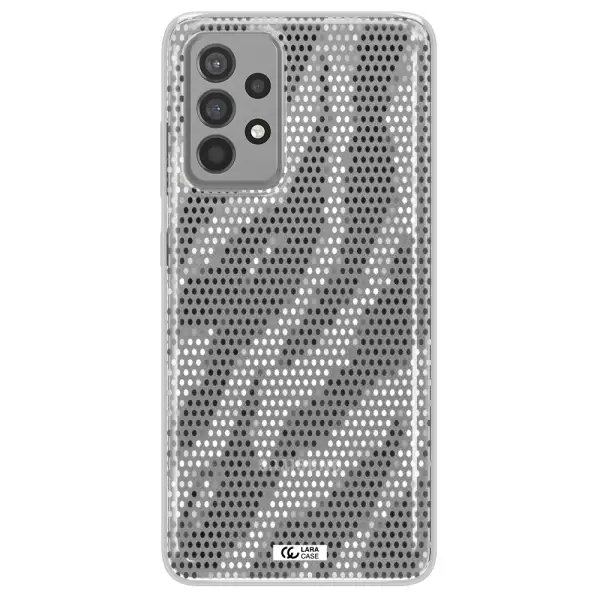 Zebra Dots Samsung A52 Clear TPU Case