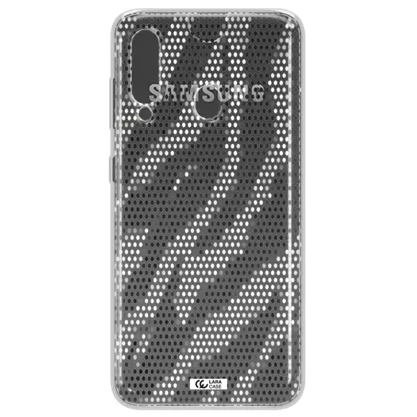 Zebra Dots Samsung A60 Clear TPU Case