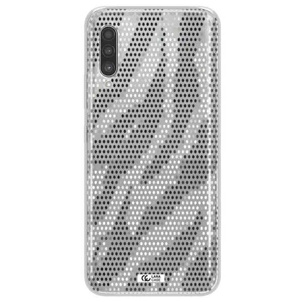 Zebra Dots Samsung A90 Clear TPU Case