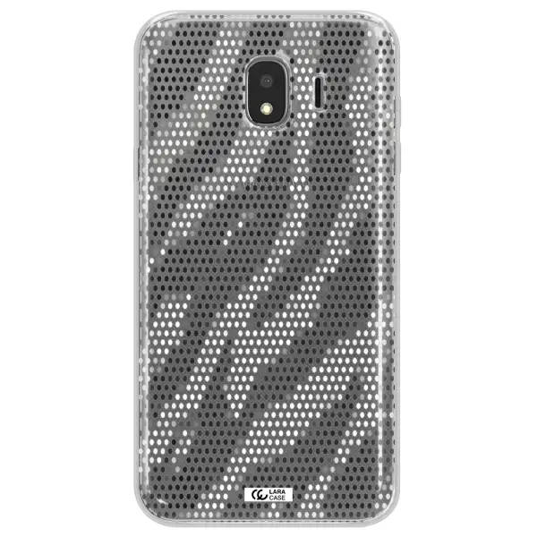 Zebra Dots Samsung J4 Clear TPU Case