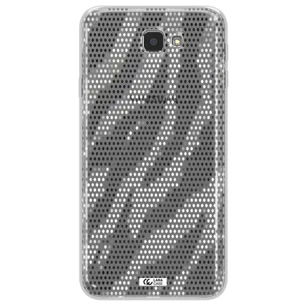 Zebra Dots Samsung J7 Prim Clear TPU Case