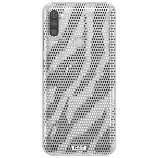 Zebra Dots Samsung M11 Clear TPU Case