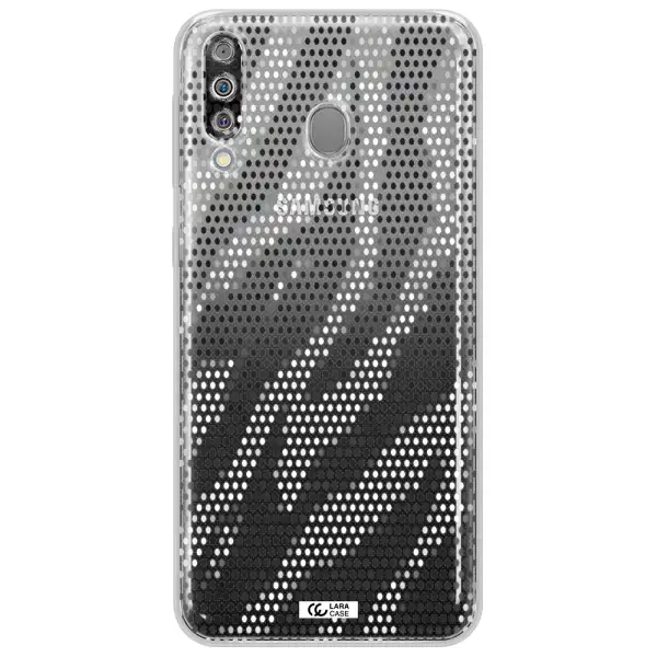Zebra Dots Samsung M30 Clear TPU Case